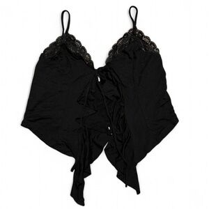 🌟SOLD🌟Urban Outfitters Black Lace Trim Tank Top